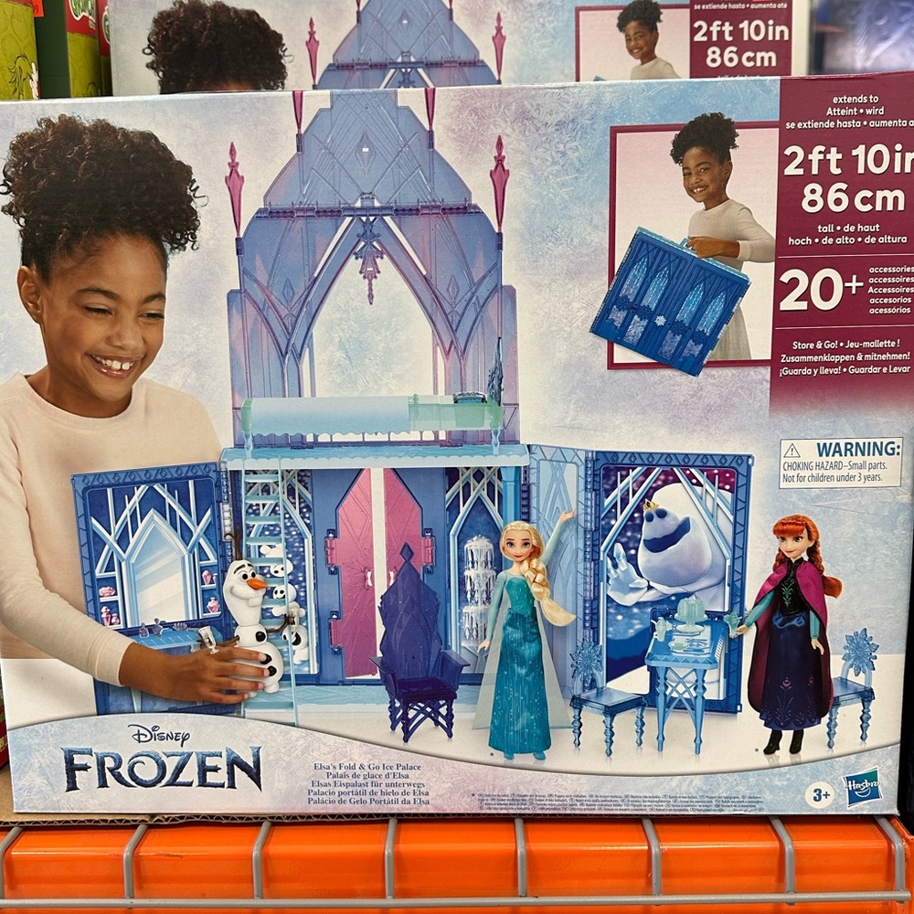 Frozen Fold & Go Palace Play Set
